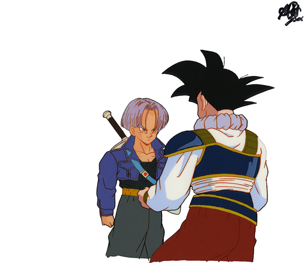 Trunks meets Goku